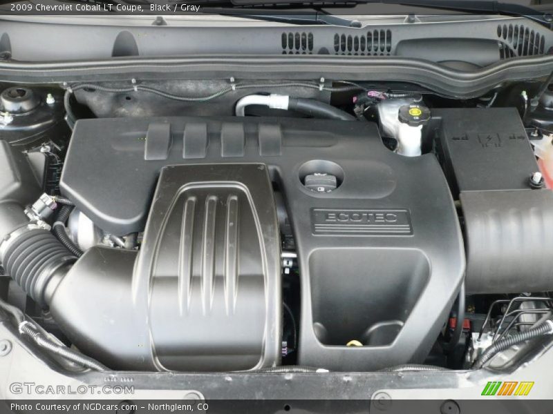 Black / Gray 2009 Chevrolet Cobalt LT Coupe