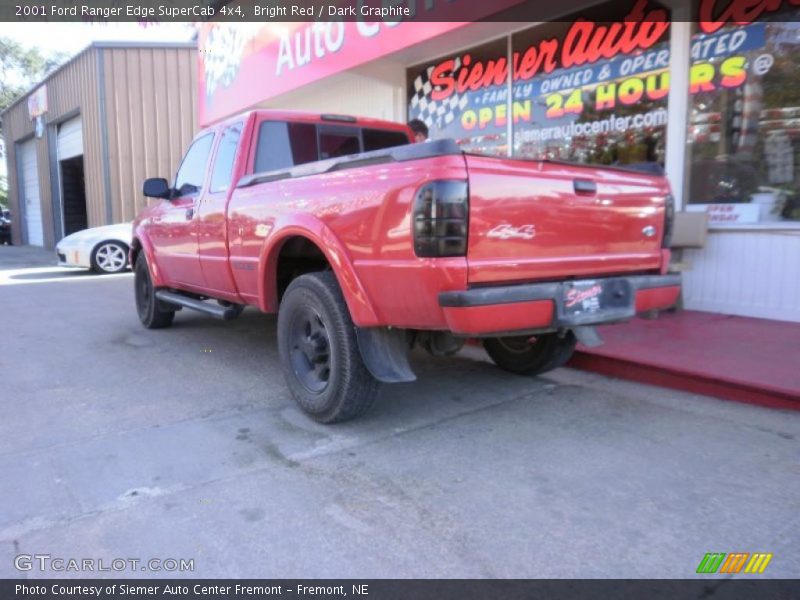 Bright Red / Dark Graphite 2001 Ford Ranger Edge SuperCab 4x4