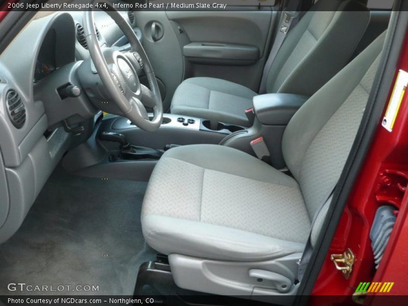 Inferno Red Pearl / Medium Slate Gray 2006 Jeep Liberty Renegade 4x4