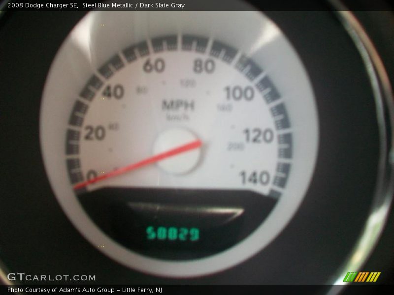 Steel Blue Metallic / Dark Slate Gray 2008 Dodge Charger SE