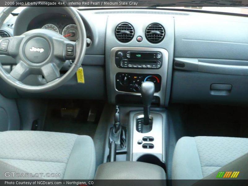 Inferno Red Pearl / Medium Slate Gray 2006 Jeep Liberty Renegade 4x4