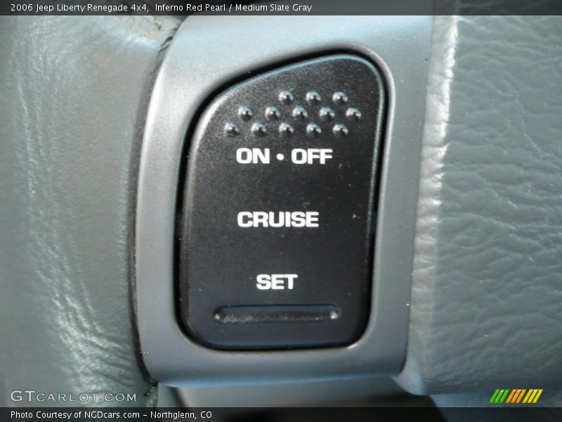 Inferno Red Pearl / Medium Slate Gray 2006 Jeep Liberty Renegade 4x4