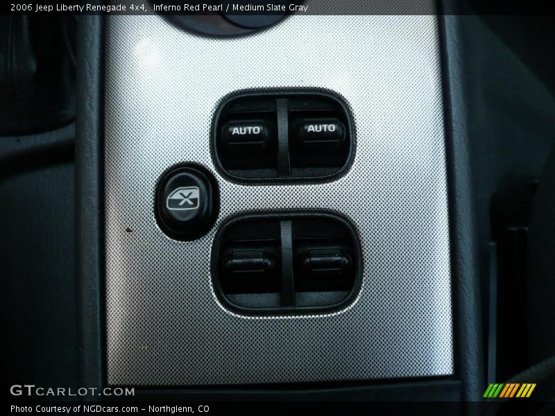Inferno Red Pearl / Medium Slate Gray 2006 Jeep Liberty Renegade 4x4