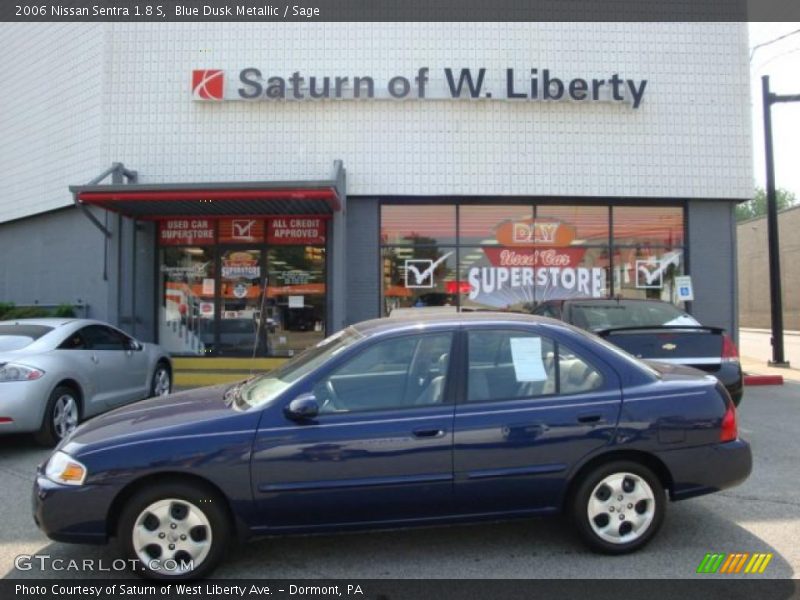Blue Dusk Metallic / Sage 2006 Nissan Sentra 1.8 S