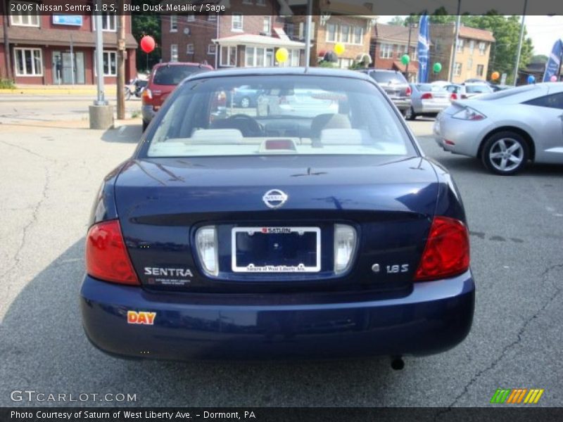 Blue Dusk Metallic / Sage 2006 Nissan Sentra 1.8 S