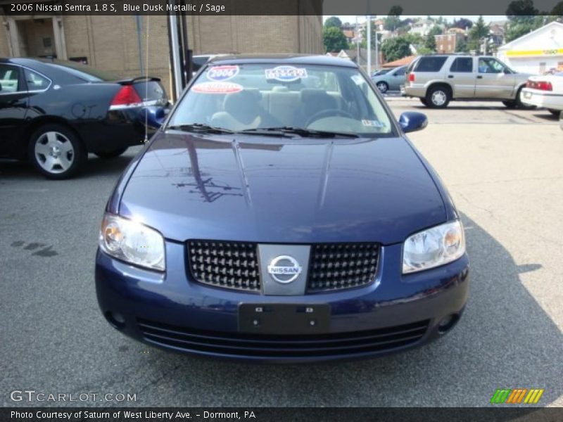 Blue Dusk Metallic / Sage 2006 Nissan Sentra 1.8 S