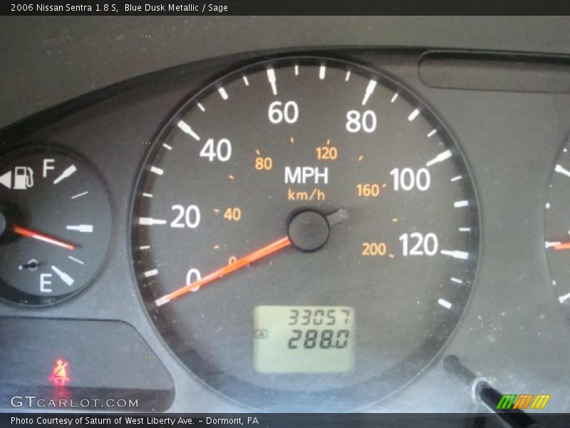 Blue Dusk Metallic / Sage 2006 Nissan Sentra 1.8 S