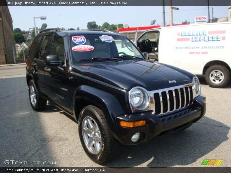 Black Clearcoat / Dark Slate Gray/Taupe 2004 Jeep Liberty Limited 4x4