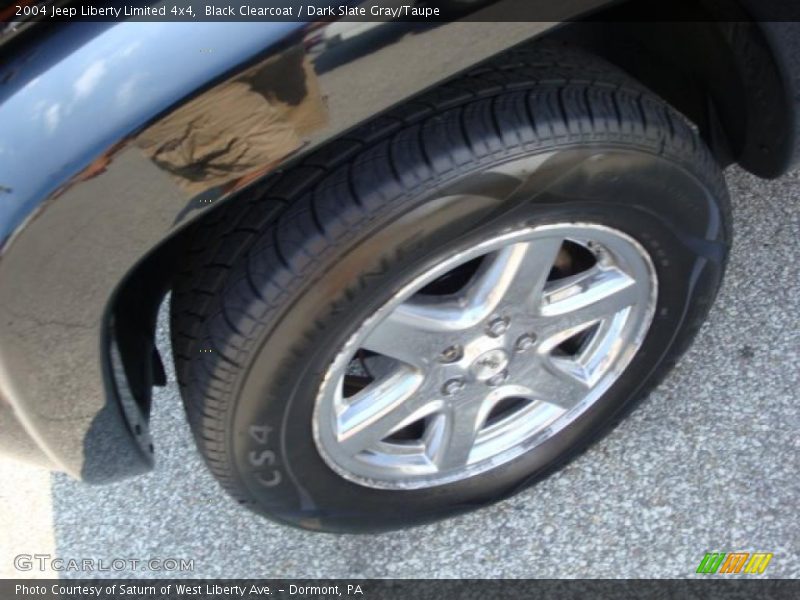 Black Clearcoat / Dark Slate Gray/Taupe 2004 Jeep Liberty Limited 4x4
