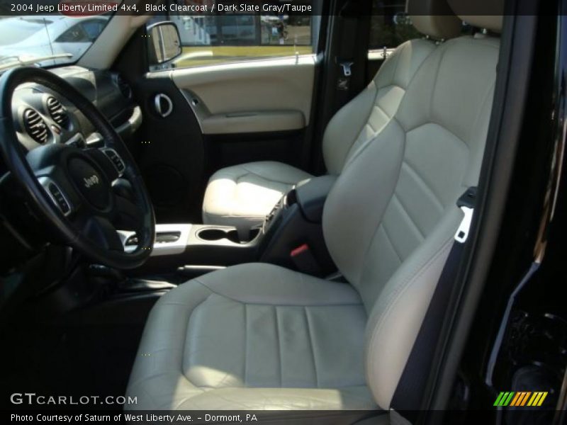 Black Clearcoat / Dark Slate Gray/Taupe 2004 Jeep Liberty Limited 4x4