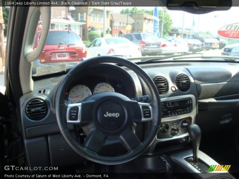Black Clearcoat / Dark Slate Gray/Taupe 2004 Jeep Liberty Limited 4x4