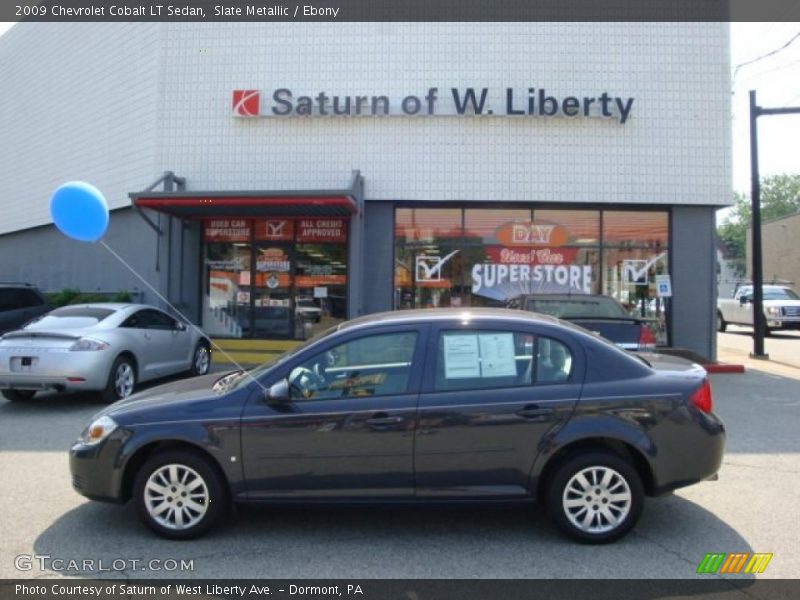 Slate Metallic / Ebony 2009 Chevrolet Cobalt LT Sedan
