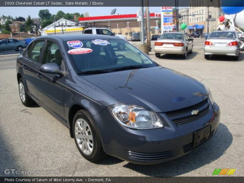 Slate Metallic / Ebony 2009 Chevrolet Cobalt LT Sedan