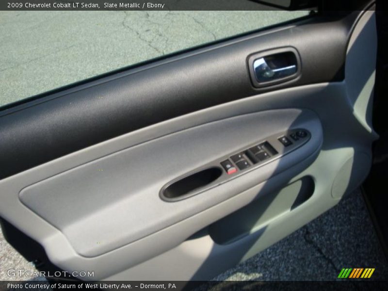 Slate Metallic / Ebony 2009 Chevrolet Cobalt LT Sedan