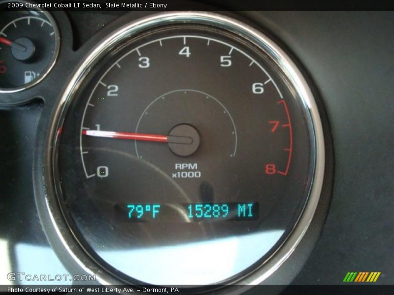Slate Metallic / Ebony 2009 Chevrolet Cobalt LT Sedan