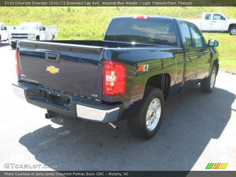 Imperial Blue Metallic / Light Titanium/Dark Titanium 2010 Chevrolet Silverado 1500 LTZ Extended Cab 4x4