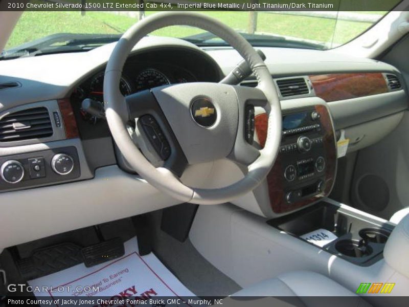 Imperial Blue Metallic / Light Titanium/Dark Titanium 2010 Chevrolet Silverado 1500 LTZ Extended Cab 4x4