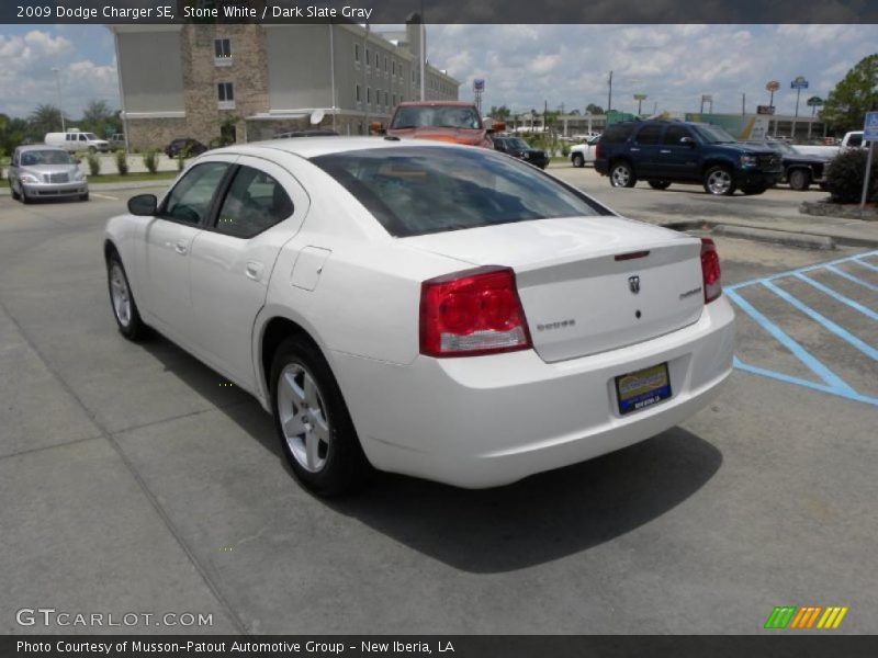 Stone White / Dark Slate Gray 2009 Dodge Charger SE