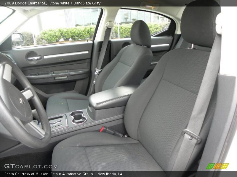 Stone White / Dark Slate Gray 2009 Dodge Charger SE