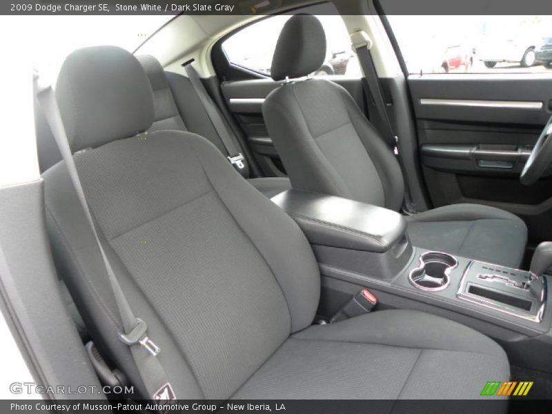 Stone White / Dark Slate Gray 2009 Dodge Charger SE