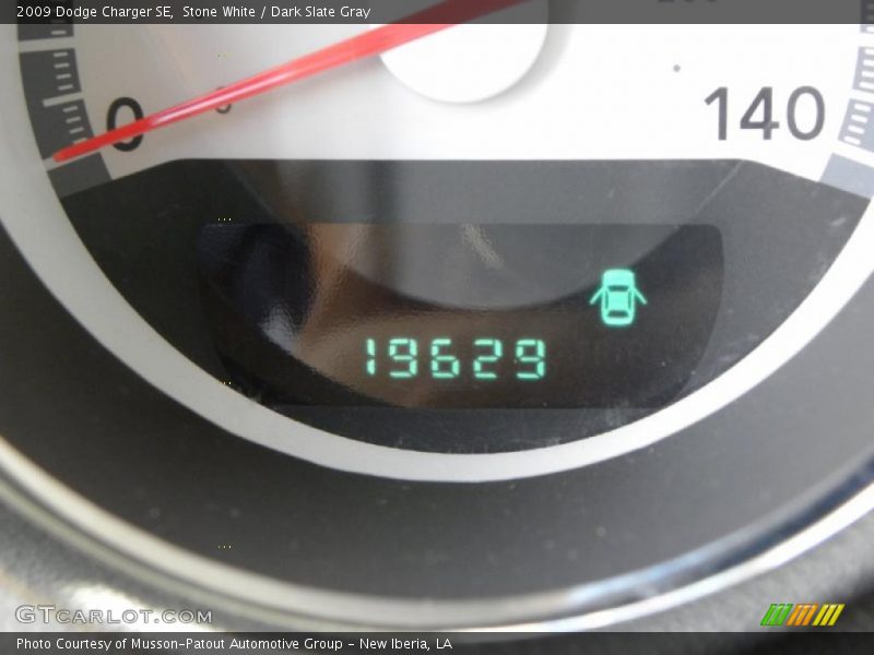 Stone White / Dark Slate Gray 2009 Dodge Charger SE