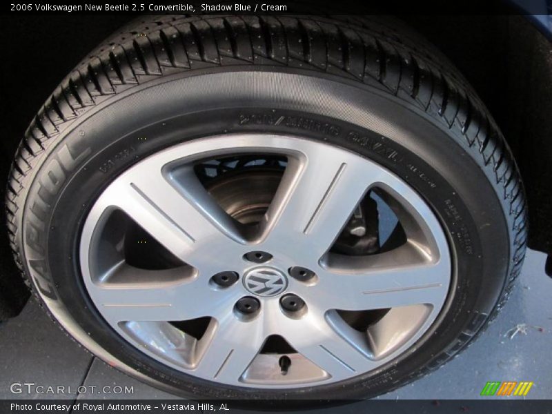 Shadow Blue / Cream 2006 Volkswagen New Beetle 2.5 Convertible