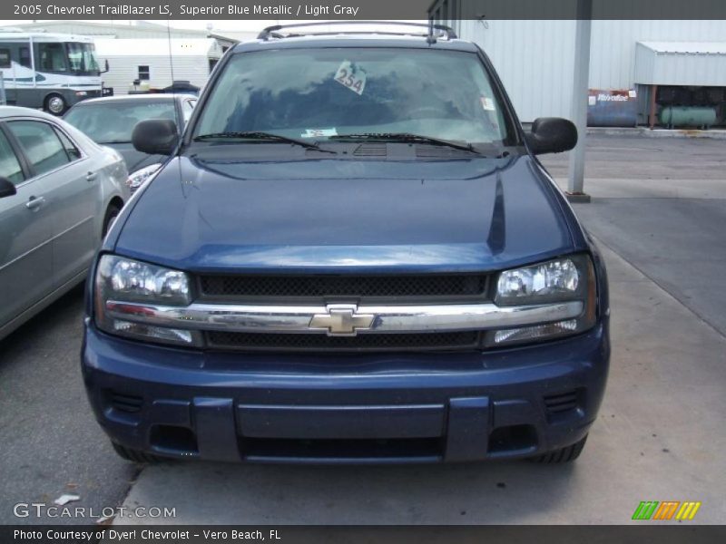 Superior Blue Metallic / Light Gray 2005 Chevrolet TrailBlazer LS