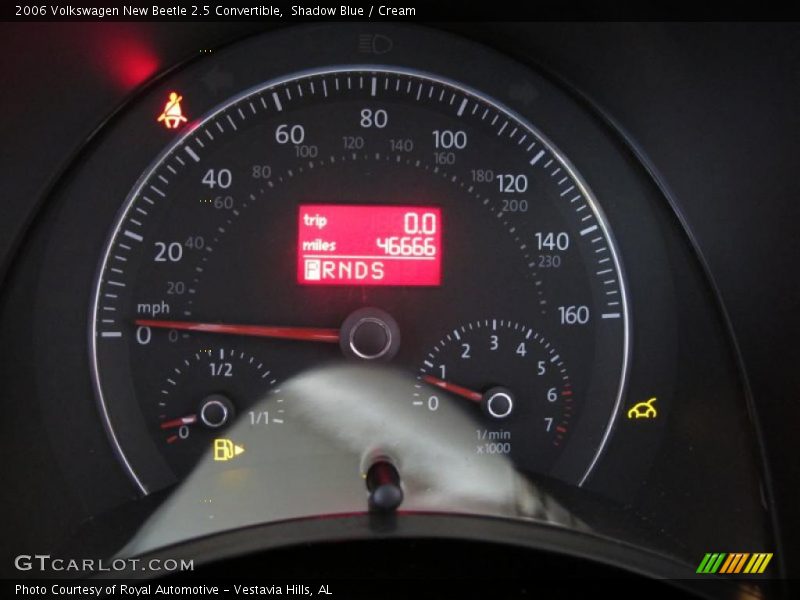 Shadow Blue / Cream 2006 Volkswagen New Beetle 2.5 Convertible