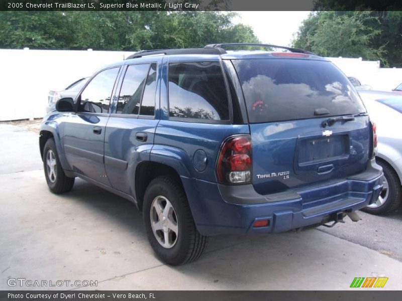 Superior Blue Metallic / Light Gray 2005 Chevrolet TrailBlazer LS