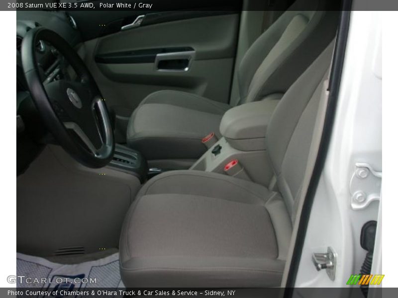 Polar White / Gray 2008 Saturn VUE XE 3.5 AWD