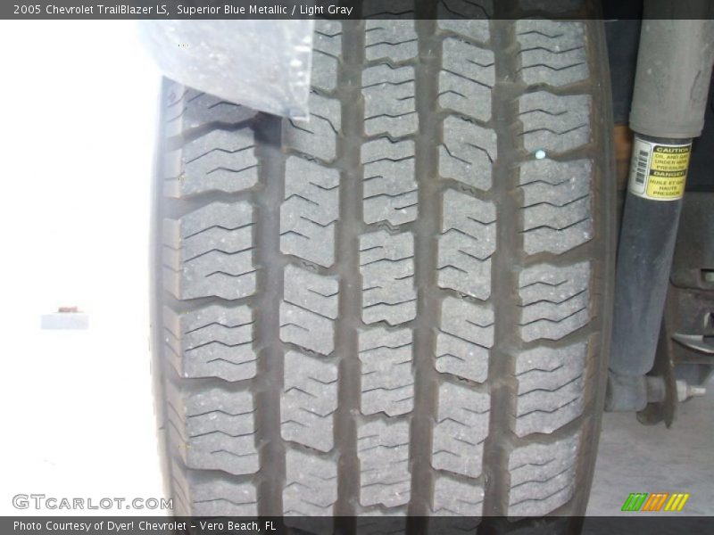 Superior Blue Metallic / Light Gray 2005 Chevrolet TrailBlazer LS