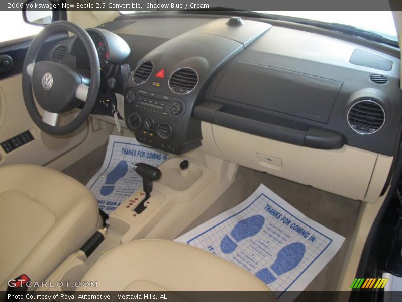 Shadow Blue / Cream 2006 Volkswagen New Beetle 2.5 Convertible