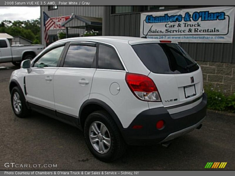 Polar White / Gray 2008 Saturn VUE XE 3.5 AWD