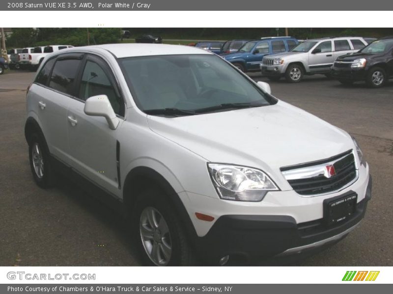 Polar White / Gray 2008 Saturn VUE XE 3.5 AWD
