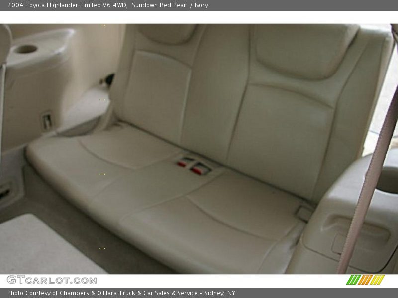 Sundown Red Pearl / Ivory 2004 Toyota Highlander Limited V6 4WD