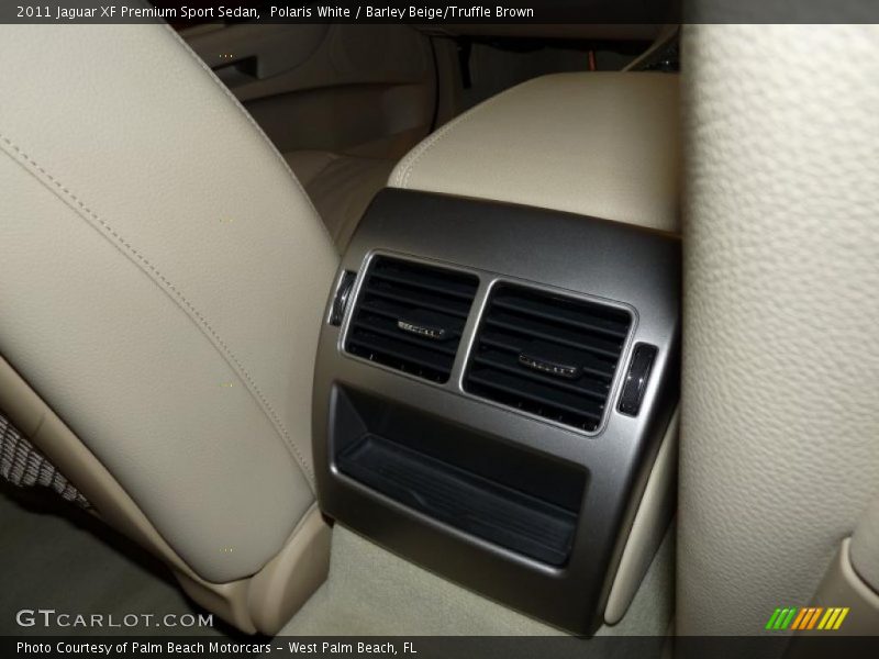 Polaris White / Barley Beige/Truffle Brown 2011 Jaguar XF Premium Sport Sedan