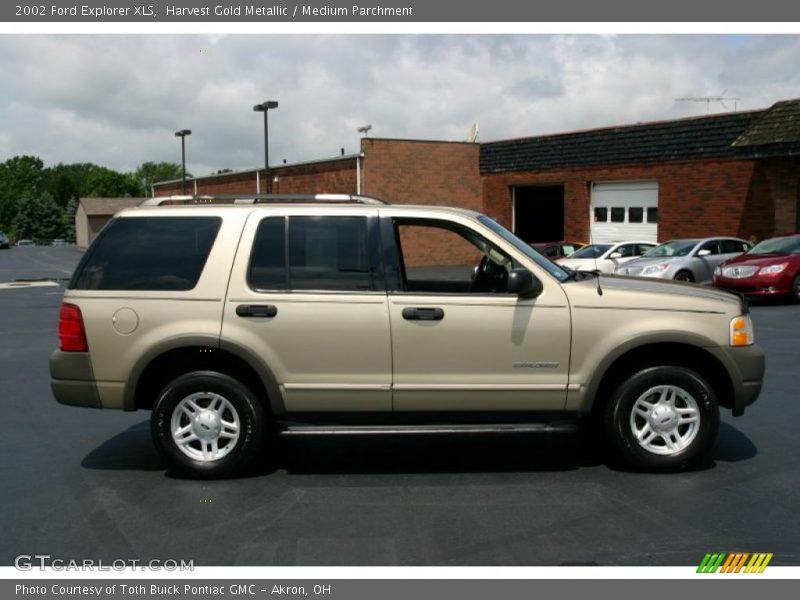 Harvest Gold Metallic / Medium Parchment 2002 Ford Explorer XLS