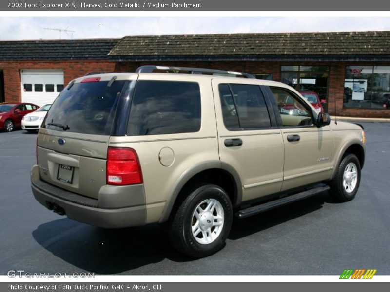 Harvest Gold Metallic / Medium Parchment 2002 Ford Explorer XLS
