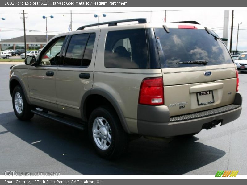 Harvest Gold Metallic / Medium Parchment 2002 Ford Explorer XLS