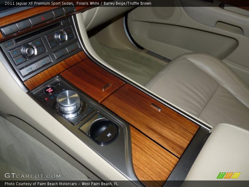 Polaris White / Barley Beige/Truffle Brown 2011 Jaguar XF Premium Sport Sedan