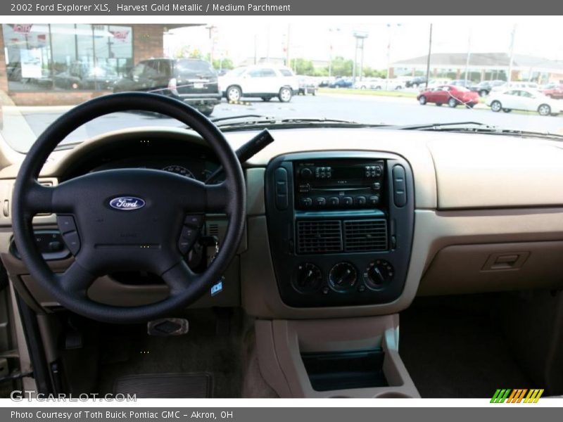 Harvest Gold Metallic / Medium Parchment 2002 Ford Explorer XLS