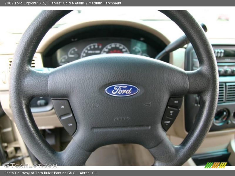 Harvest Gold Metallic / Medium Parchment 2002 Ford Explorer XLS