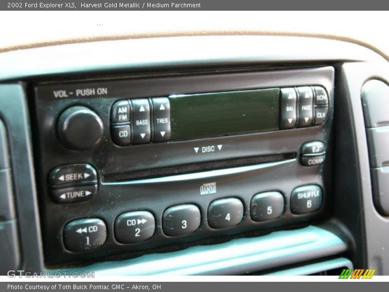 Harvest Gold Metallic / Medium Parchment 2002 Ford Explorer XLS