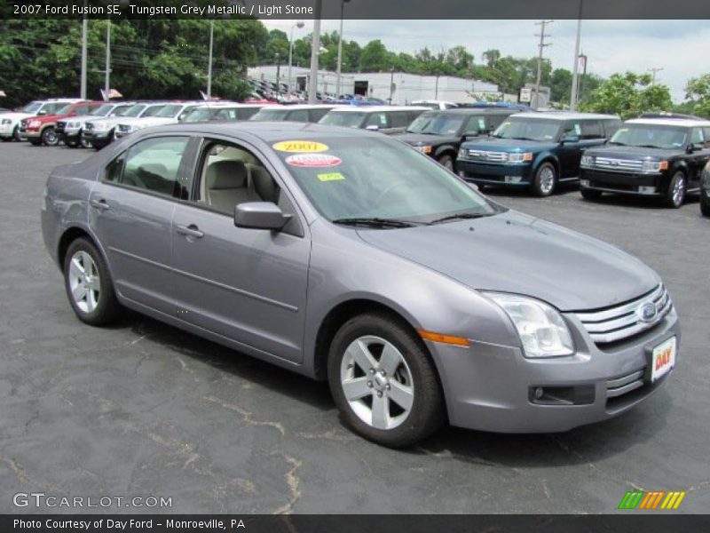 Tungsten Grey Metallic / Light Stone 2007 Ford Fusion SE