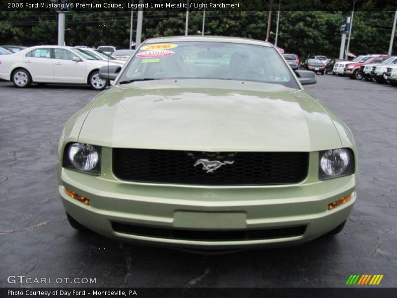 Legend Lime Metallic / Light Parchment 2006 Ford Mustang V6 Premium Coupe