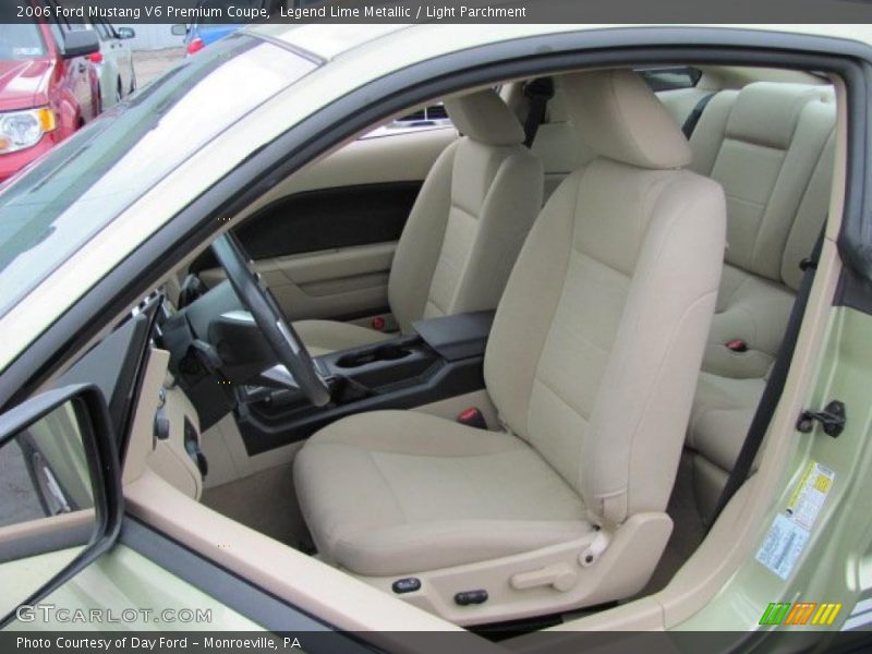 Legend Lime Metallic / Light Parchment 2006 Ford Mustang V6 Premium Coupe