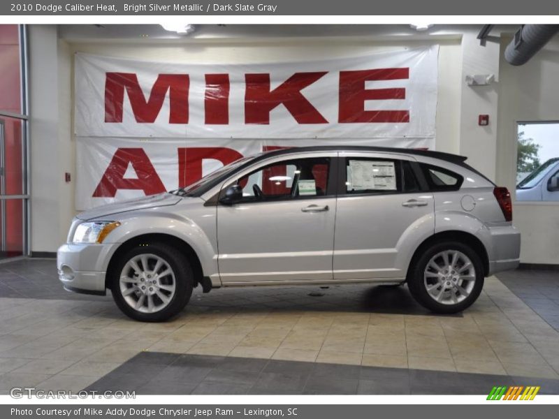Bright Silver Metallic / Dark Slate Gray 2010 Dodge Caliber Heat