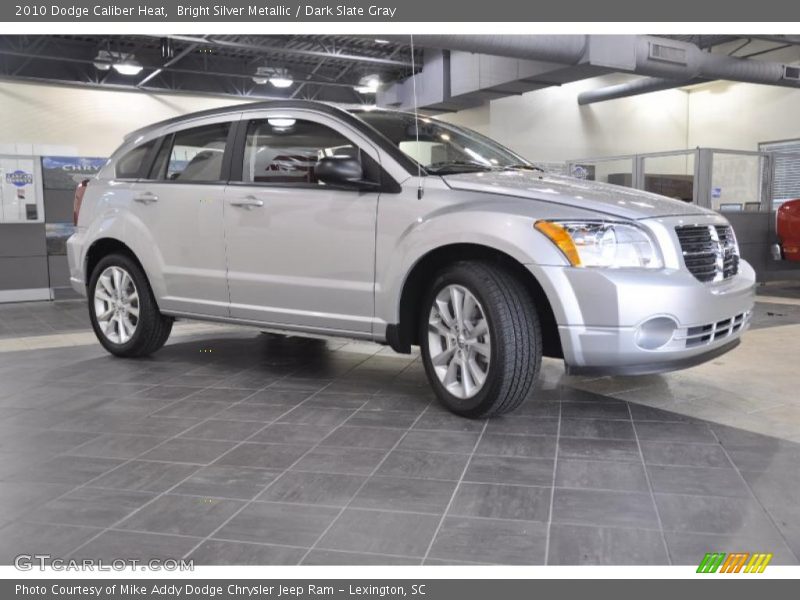 Bright Silver Metallic / Dark Slate Gray 2010 Dodge Caliber Heat