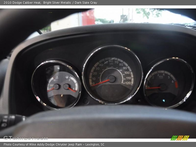 Bright Silver Metallic / Dark Slate Gray 2010 Dodge Caliber Heat