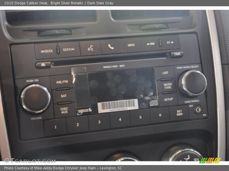Bright Silver Metallic / Dark Slate Gray 2010 Dodge Caliber Heat